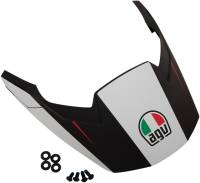 AGV - AGV Peak for AX-9 Helmets - Black/White/Red - 21KIT76337003 N - Image 1