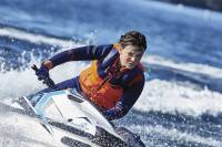 Slippery - Slippery Flex Lite Gloves - 3260-0387 - Navy/Orange - Large - Image 3