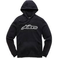 Alpinestars - Alpinestars Blaze Fleece Pullover Hoodie - 1037-53113-1020-2XL - Black/White - 2XL - Image 1