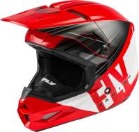 Fly Racing - Fly Racing Kinetic Cold Weather Helmet - 73-4944L - Red/Black/White - Large - Image 1