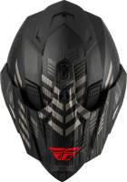 Fly Racing - Fly Racing Trekker Quantum Helmet - 73-70172X - Black/Gray/Red - 2XL - Image 3