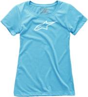 Alpinestars - Alpinestars Ageless Womens T-Shirt - 1W387300271L - Light Blue - Large - Image 1