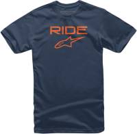 Alpinestars - Alpinestars Ride 2.0 Youth T-Shirt - 3038720107032XL - Blue/Orange - X-Large - Image 1