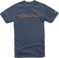 Alpinestars - Alpinestars Wordmark T-Shirt - 10367201573212X - Navy/Orange/Gray - 2XL - Image 1