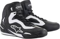 Alpinestars - Alpinestars Faster-3 Rideknit Riding Shoes - 2510319-12-11 - Black/White - 11 - Image 1