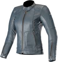 Alpinestars - Alpinestars Gal Womens Leather Jacket - 3117819-7014-XS - Mood Indigo - X-Small - Image 1