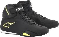 Alpinestars - Alpinestars Sektor Shoes - 2515518155-12.5 - Black/Yellow Fluo - 12.5 - Image 1