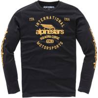 Alpinestars - Alpinestars Winged Moto Premium Long-Sleeve Shirt - 1139-73025-10-2XL - Black - 2XL - Image 1