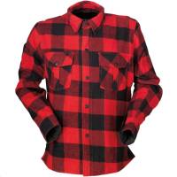 Z1R - Z1R The Duke Flannel Shirt - 3040-2814 - Red/Black - Small - Image 1