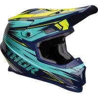 Thor - Thor Sector Warp Helmet - 0110-6055 - Navy/Teal - 2XL - Image 1