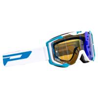 Pro Grip - Pro Grip 3404 Menace Goggles - PZ3400AZFL - White/Light Blue / Blue Lens - OSFA - Image 1