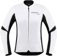 Icon - Icon Overlord Leather Womens Jacket - 2813-0823 - White - X-Small - Image 1