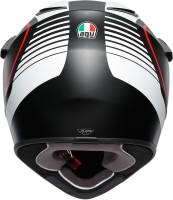 AGV - AGV AX-9 Graphics Helmet - 7631O2LY00309 - Matte Black/White/Red - Large - Image 5