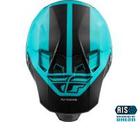 Fly Racing - Fly Racing Formula Origin Helmet - 73-4407-6 - Black/Teal - Medium - Image 3