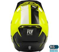 Fly Racing - Fly Racing Formula Origin Helmet - 73-4406-4 - Black/Hi-Vis - X-Small - Image 2