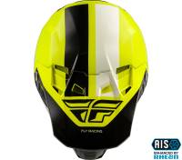 Fly Racing - Fly Racing Formula Origin Helmet - 73-4406-4 - Black/Hi-Vis - X-Small - Image 3