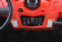 Moose Utility - Moose Utility Center 5 Switch Dash Plate - Black - 2578.0521-1709 - Image 2