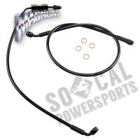 Magnum - Magnum Black Coated XR Stainless Front Brakeline Kit with Black Fittings - 29in. Total Length - SBB1325-29 - Image 1