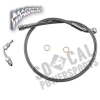 Magnum - Magnum Clear Coated XR Stainless Upper Front Brakeline Kit - 25in. Total Length - SSC1501-25 - Image 1