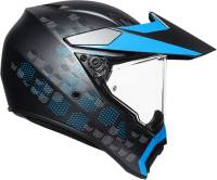 AGV - AGV AX-9 Graphics Helmet - 7631O2LY00606 - Matte Black/Cyan Blue - MS - Image 2