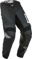 Fly Racing - Fly Racing Kinetic Mesh Noiz Youth Pants - 373-32026 - Black/White - 26 - Image 1