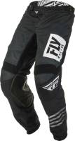 Fly Racing - Fly Racing Kinetic Mesh Noiz Youth Pants - 373-32026 - Black/White - 26 - Image 4