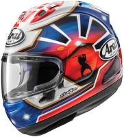 Arai Helmets - Arai Helmets Corsair-X Dani Samurai-2 Helmet - 685311162700 - Blue/Red - X-Small - Image 1
