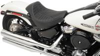Drag Specialties - Drag Specialties EZ-ON Solo Seat - Scorpion Silver Stitch - 0802-1151 - Image 2