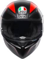 AGV - AGV K-1 Warmup Helmet - 0281O2I0002005 - Black/Red - Small - Image 6