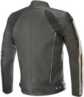 Alpinestars - Alpinestars Dyno V2 Leather Jacket - 3102518-1830-52 - Black/Stone/Red - 42 - Image 2