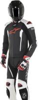 Alpinestars - Alpinestars Missile Two-Piece Leather Suit - 3160119-1231-54 - Black/Red/White Fluorescent - 44 - Image 2