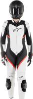 Alpinestars - Alpinestars Stella Kira One-Piece Womens Leather Suit - 3182019-1231-40 - Black/White/Red - 4 - Image 2