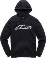 Alpinestars - Alpinestars Blaze Fleece Pullover Hoodie - 10375311310202X - Black/White - 2XL - Image 1
