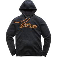 Alpinestars - Alpinestars Blaze Fleece Pullover Hoodie - 10375311319142X - Gray/Orange - 2XL - Image 1