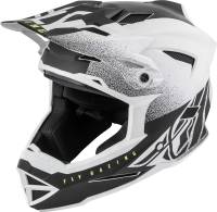 Fly Racing - Fly Racing Default Youth Helmet - 73-9171YL - Matte White/Black - Large - Image 1