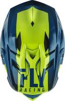 Fly Racing - Fly Racing Default Youth Helmet - 73-9173YL - Teal/Hi-Viz - Large - Image 3