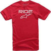 Alpinestars - Alpinestars Ride 2.0 Youth T-Shirt - 3038-72010-3020-L - Red/White - Large - Image 1