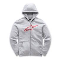 Alpinestars - Alpinestars Ageless Fleece Youth Hoody - 3038-53010-1131-L - Gray/Red - Large - Image 1
