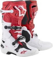 Alpinestars - Alpinestars Tech 10 Boots - 2010019-321-14 - Red/White/Black - 14 - Image 1