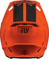 Fly Racing - Fly Racing Formula Origin Cold Weather Helmet with AIS - 73-4409-7 - Orange - Large - Image 2