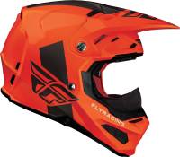 Fly Racing - Fly Racing Formula Origin Cold Weather Helmet with AIS - 73-4409-7 - Orange - Large - Image 4