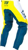 Fly Racing - Fly Racing F-16 Pants - 372-93328S - Yellow/White/Navy - 28 - Image 3