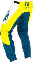 Fly Racing - Fly Racing F-16 Pants - 372-93328S - Yellow/White/Navy - 28 - Image 4