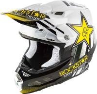 Fly Racing - Fly Racing F2 Carbon MIPS Rockstar Helmet - 73-4077-4 - Rockstar Black/White - X-Small - Image 1