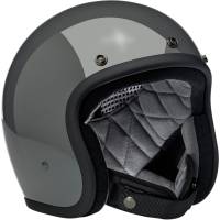 Biltwell Inc. - Biltwell Inc. Bonanza Solid Helmet - 1001-109-201 - Gloss Storm Gray - X-Small - Image 1