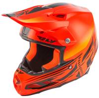 Fly Racing - Fly Racing F2 Carbon MIPS Cold Weather Shield Helmet - 73-4905-4 - Hi-Vis Orange - X-Small - Image 1