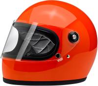 Biltwell Inc. - Biltwell Inc. Gringo S Solid Helmet - 1003-117-102 - Gloss Hazard Orange - Small - Image 1