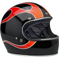 Biltwell Inc. - Biltwell Inc. Gringo Dice Flames Helmet - 1002-512-104 - Dice Flames - Large - Image 1