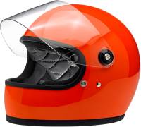 Biltwell Inc. - Biltwell Inc. Gringo S Solid Helmet - 1003-117-101 - Gloss Hazard Orange - X-Small - Image 4