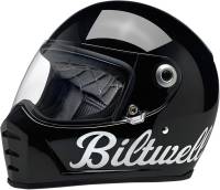 Biltwell Inc. - Biltwell Inc. Lane Splitter Graphics Helmet - 1004-119-101 - Gloss Black Factory - X-Small - Image 1